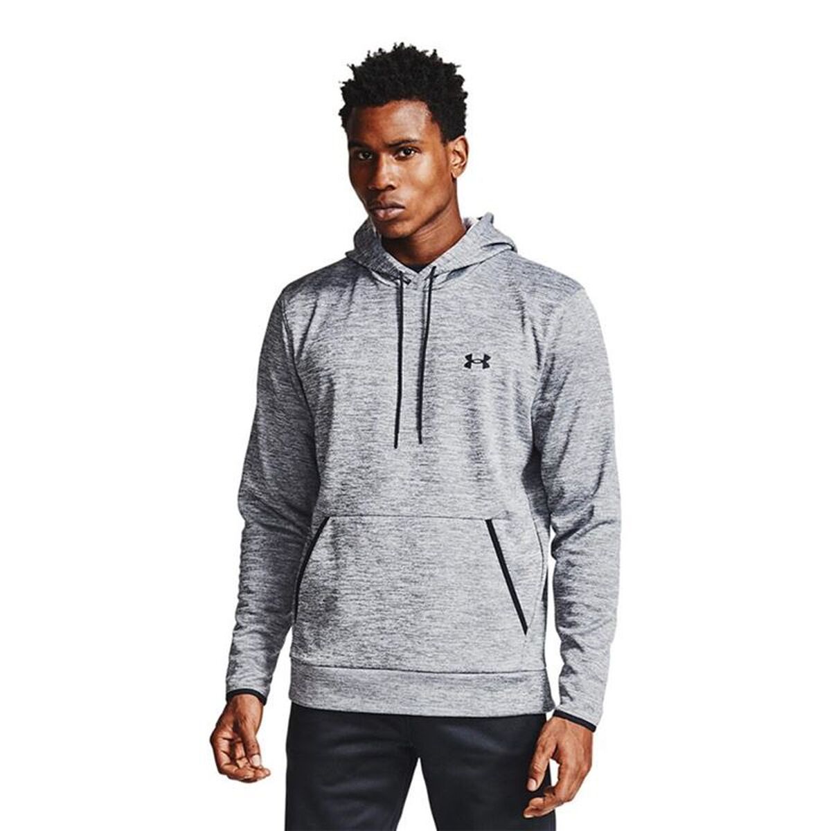 Under Armour Fleece Twist Dunkelgrau Kapuze - Sport & Freizeit