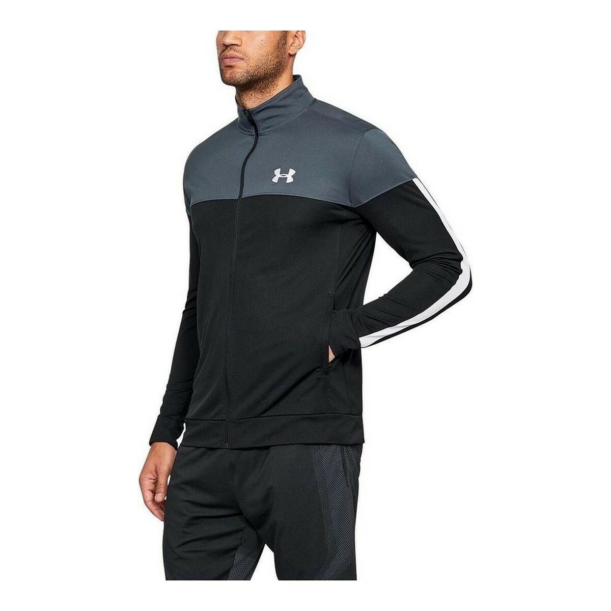 Under Armour Herren Sportjacke Schwarz – Atmungsaktiv 100% Polyester - Sport und Außenbereich Sportbekleidung