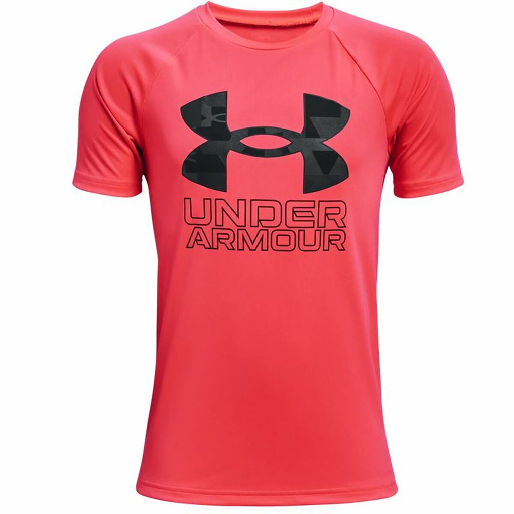 Under Armour Tech Hybrid T-Shirt für Jungen in Rot - Sport & Freizeit