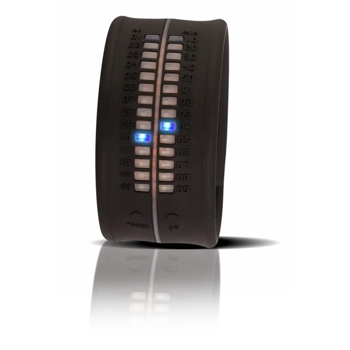 Time-It ZERO_A3 digitale Unisex-Uhr mit schwarzer LED-Anzeige