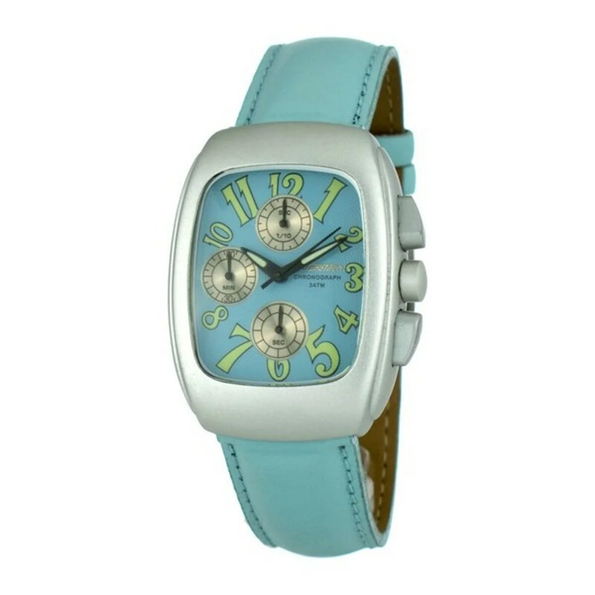 Unisex-Armbanduhr Chronotech CT7359-01 – Hellblau, 36 mm