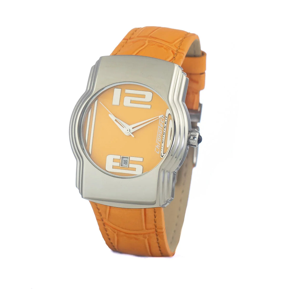 Unisex-Armbanduhr Chronotech CT7279M – Orange, 38 mm – Detailansicht 1