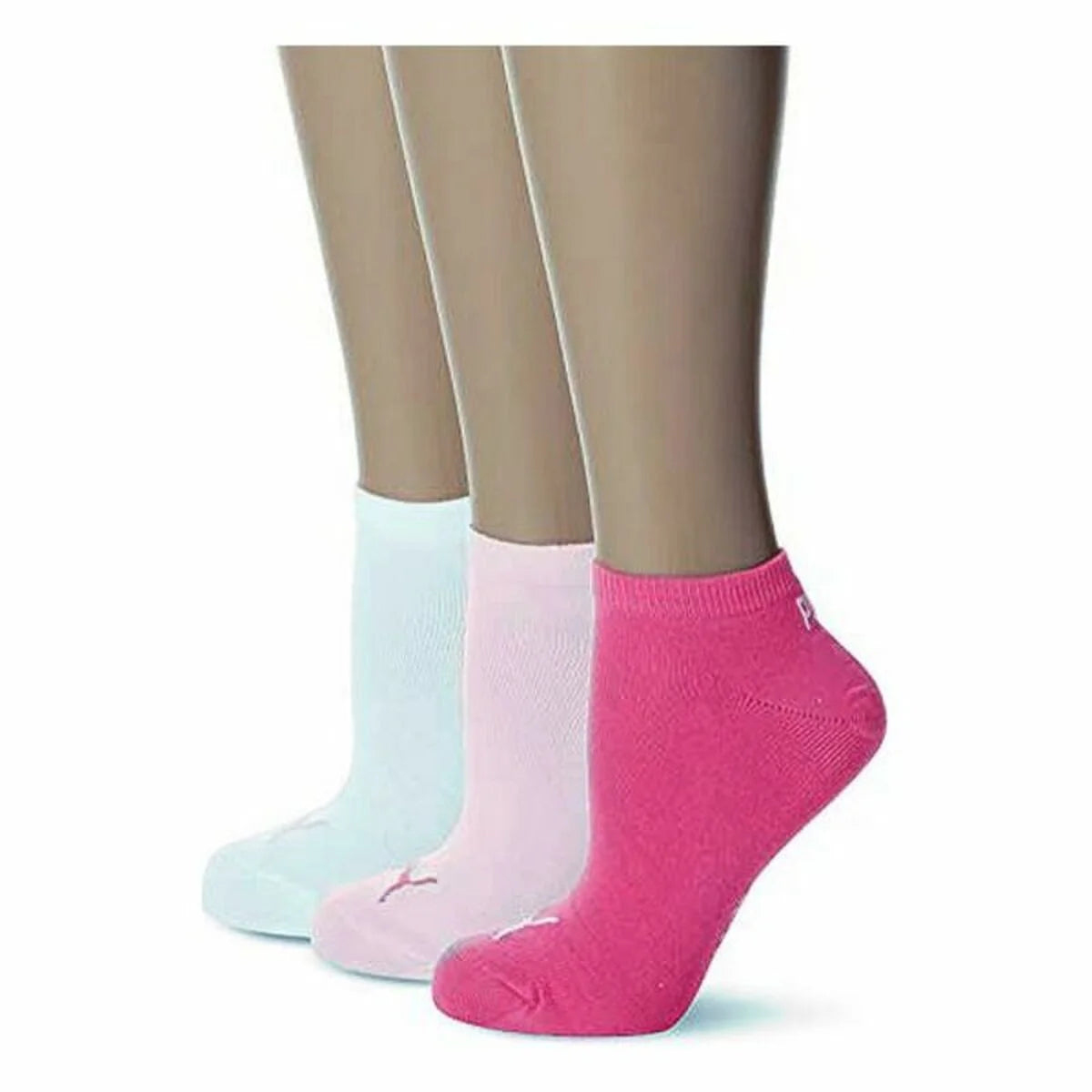 Knöchelsocken Puma Sneaker Lady Rosa 3er-Pack – Produktansicht 2