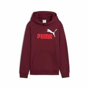 Kinder-Hoodie Puma Essentials 2 Color Granatrot