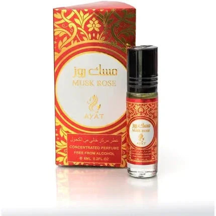 Ayat Perfumes Musk Rose Oil 6 ml – Blumig-orientalisches Duftöl (einzeln & 6er-Pack) – Produktansicht 3