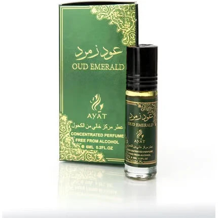 Ayat Perfumes Oud Emerald Öl 6 ml – Orientalisches Parfum - Neuheiten