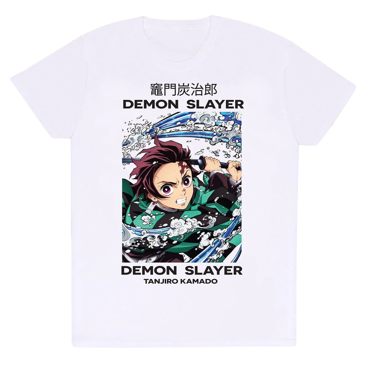 Demon Slayer Tanjiro Kamado T-Shirt Weiß