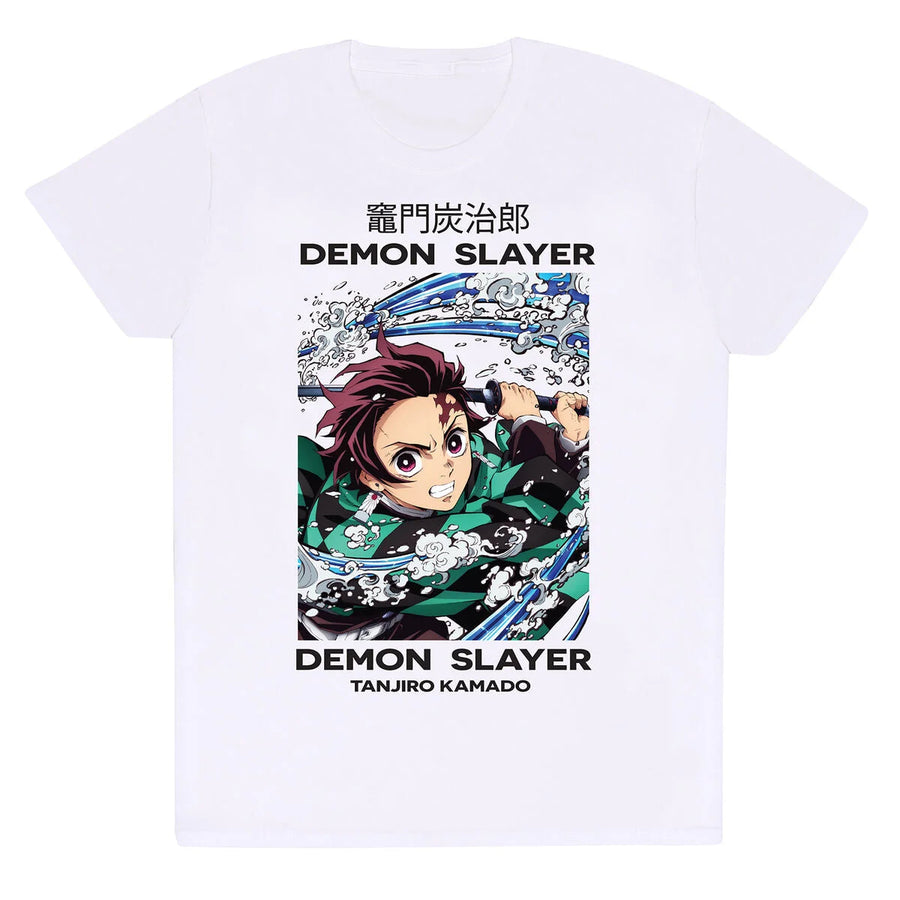 Demon Slayer Tanjiro Kamado T-Shirt Weiß
