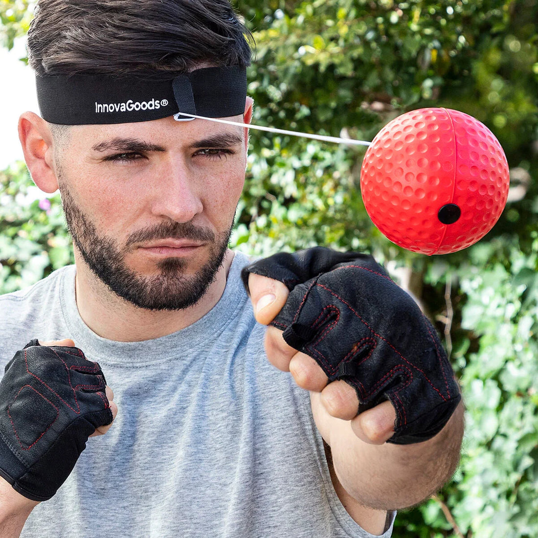 Reflexball-Trainingsset Balxing mit 2 Bällen – Detailansicht 5
