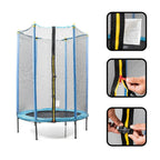 InnovaGoods Kindertrampolin mit Sicherheitsnetz Zuply