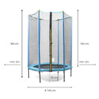 InnovaGoods Kindertrampolin mit Sicherheitsnetz Zuply