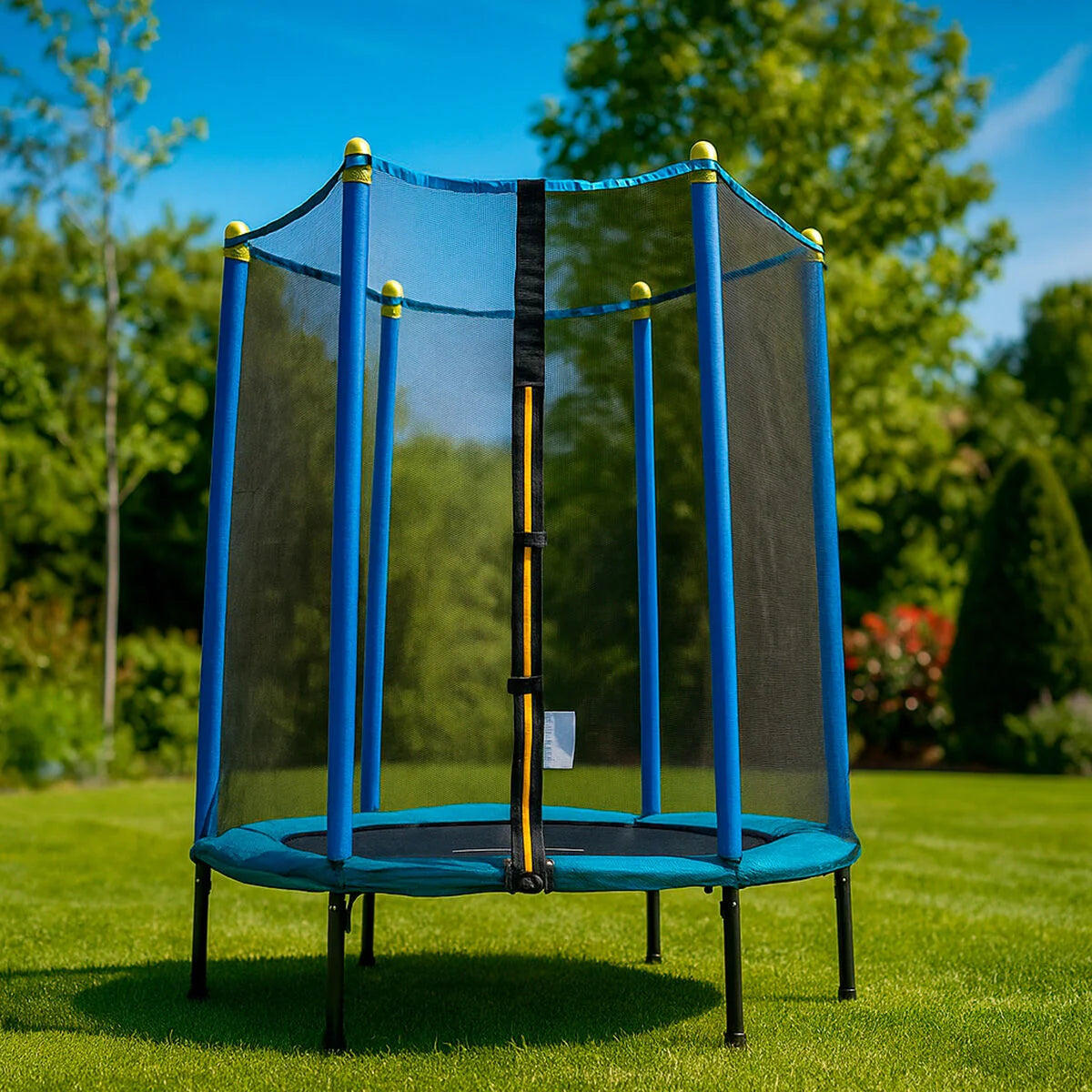 Kindertrampolin mit Sicherheitsnetz Zuply