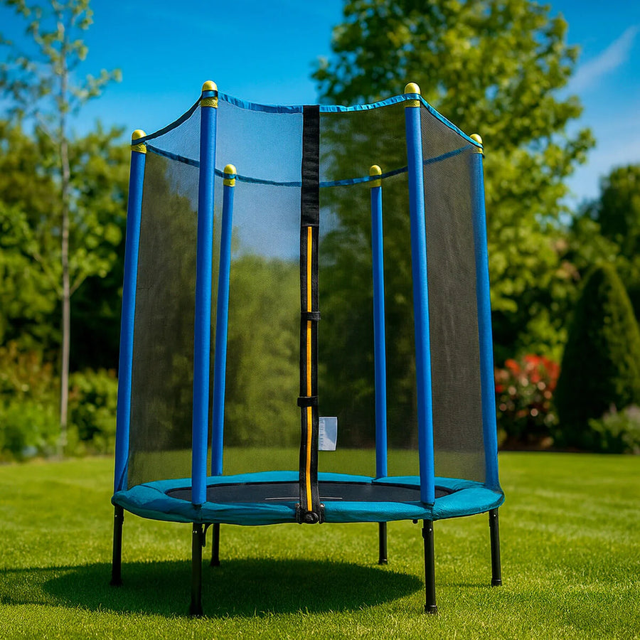Zuply Kindertrampolin mit Sicherheitsnetz