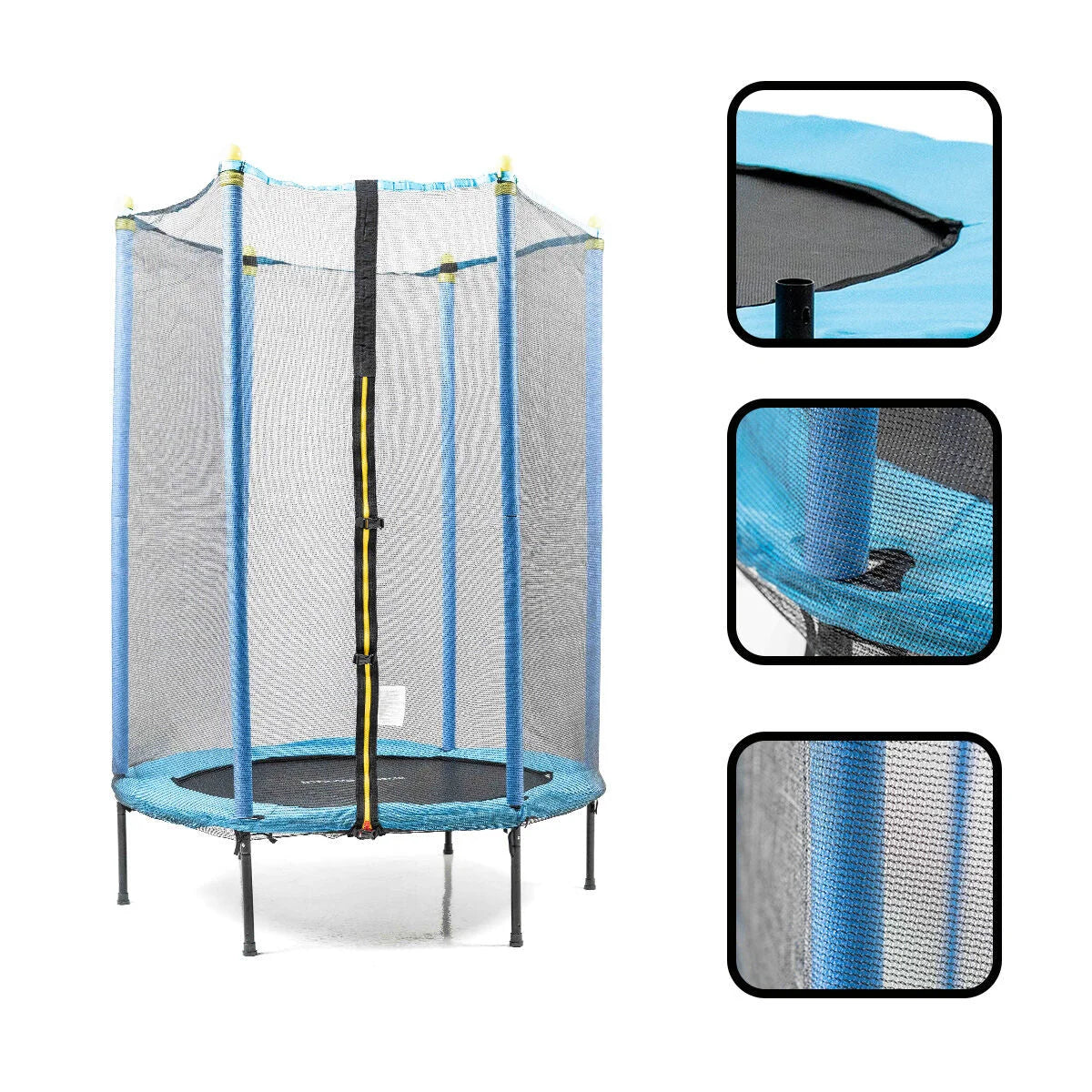 Kindertrampolin mit Sicherheitsnetz Zuply – Produktansicht 5