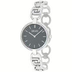 Liu Jo Unisex-Uhr Edelstahl 40 mm Elegant Schwarz - Mode & Accessoires