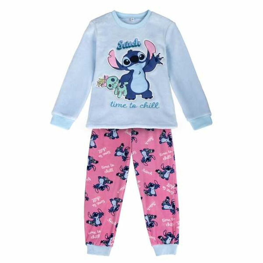 Schlafanzug Für Kinder Stitch Hellblau