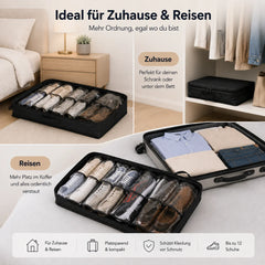 Schuh-Organizer für die Aufbewahrung zu Hause und auf Reisen