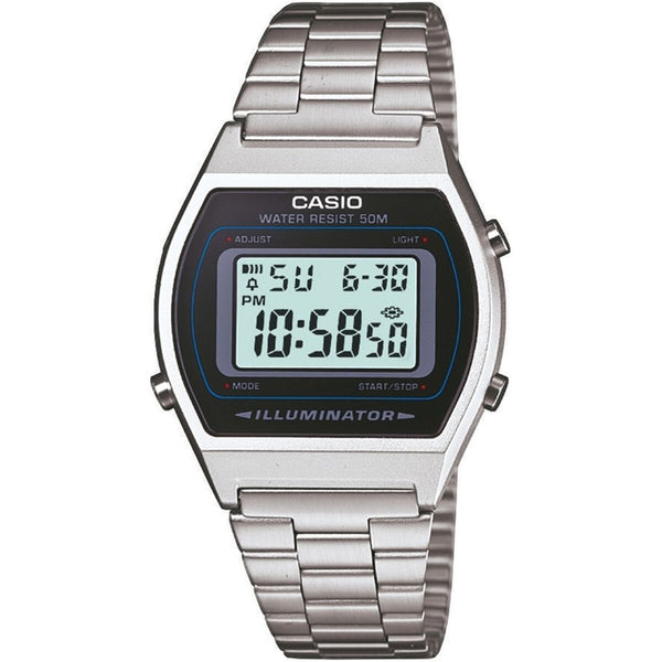 Unisex-Uhr Casio Illuminator Classic Silver 35 mm Sale - Mode & Accessoires