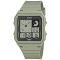 Unisex Uhr Casio POP Military Green 38 mm - Mode & Accessoires