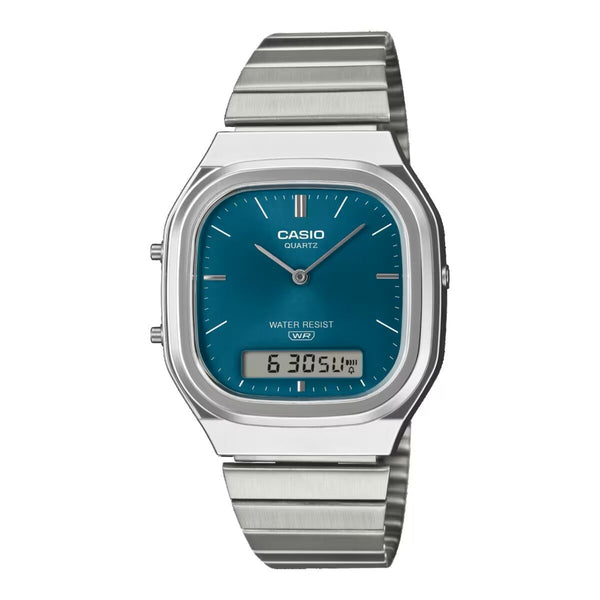Unisex-Uhr Casio Square Lady Teal jetzt reduziert - Mode & Accessoires
