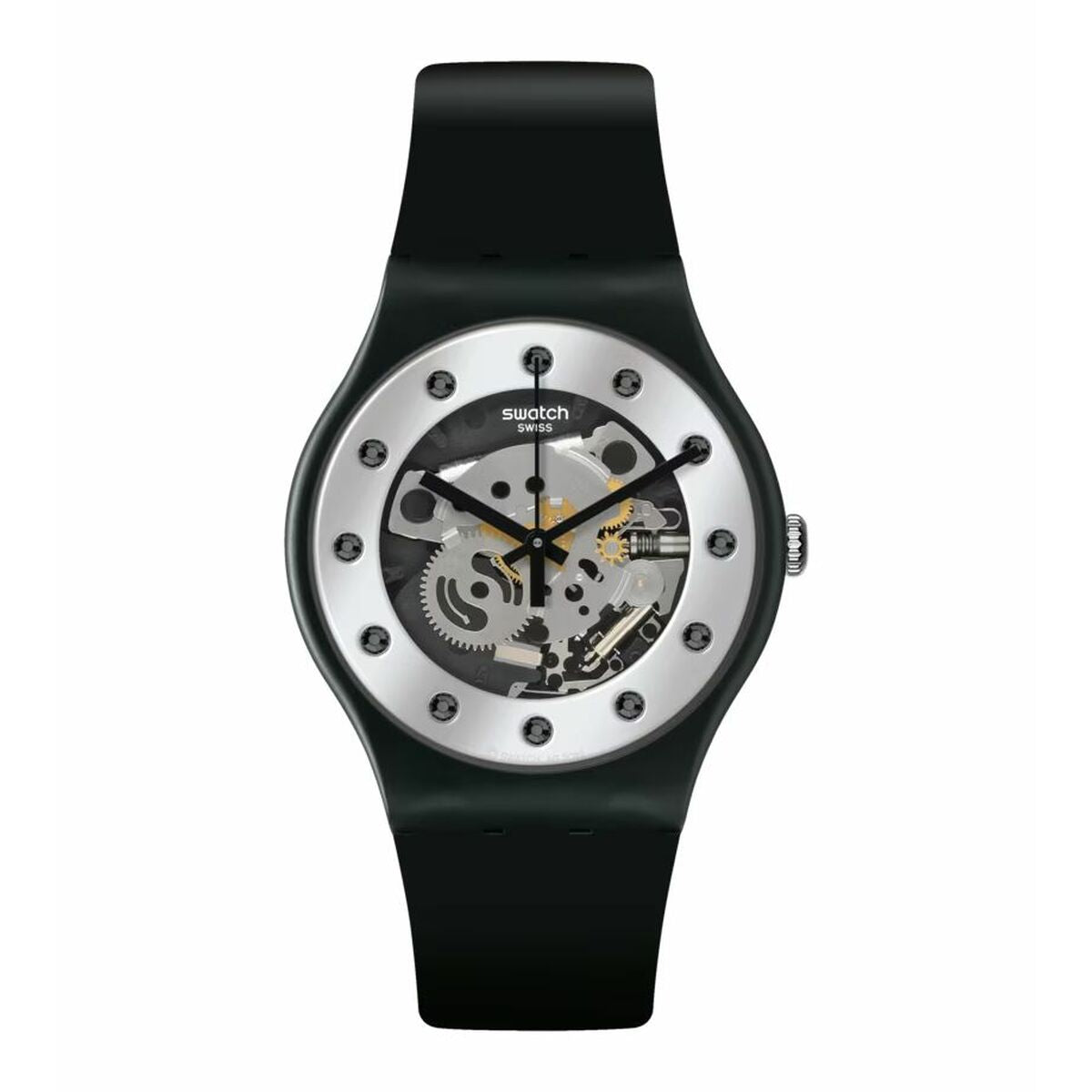 Unisex Uhr Swatch SUOZ147 41 mm Gratis Versand - Mode & Accessoires