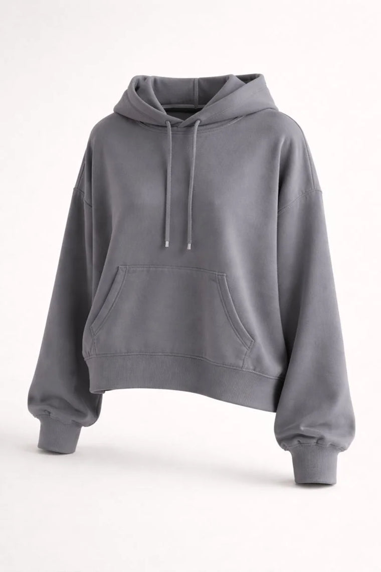 URBAN HOODIE | 100% TENCEL™ Modern Oversize Fit (320g) Stone Grey