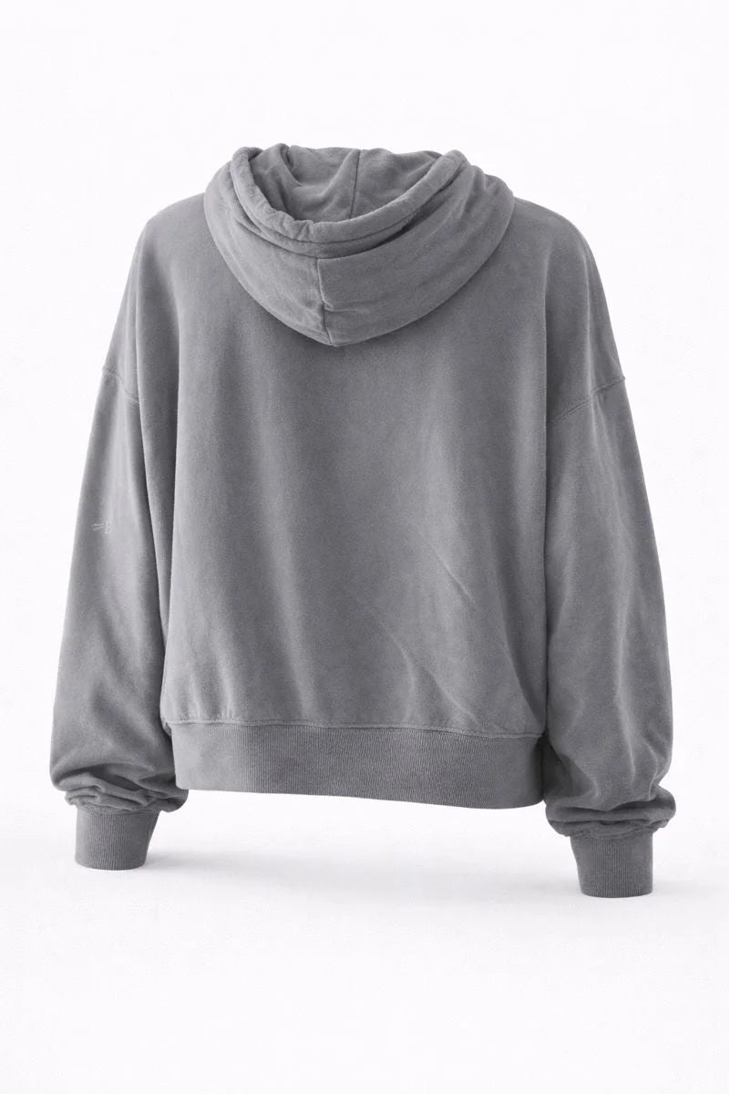 URBAN HOODIE | 100% TENCEL™ Modern Oversize Fit (320g) Stone Grey