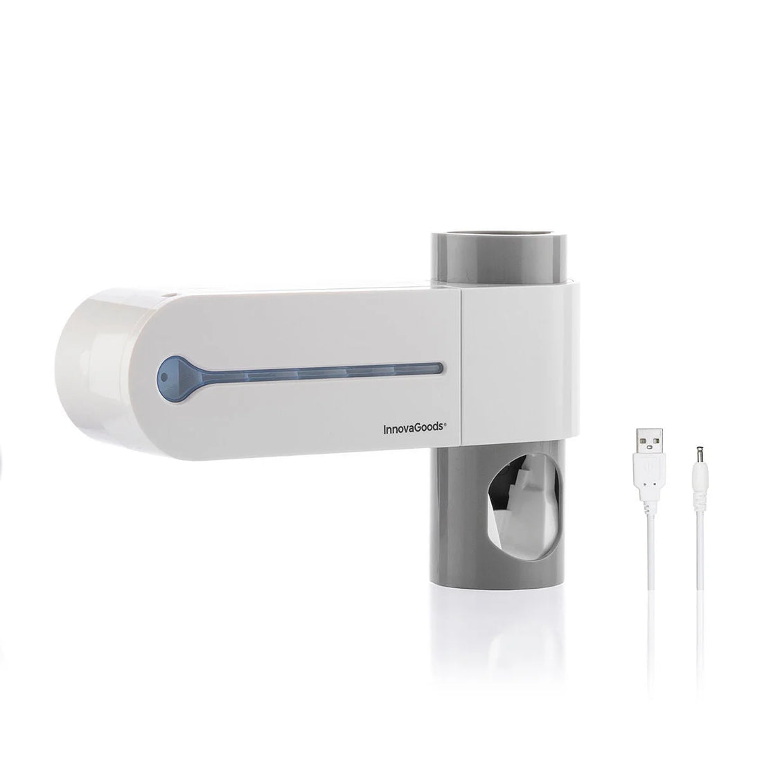 UV-Zahnbürsten-Sterilisator mit Zahnpastahalter und -spender Smiluv – Detailansicht 5
