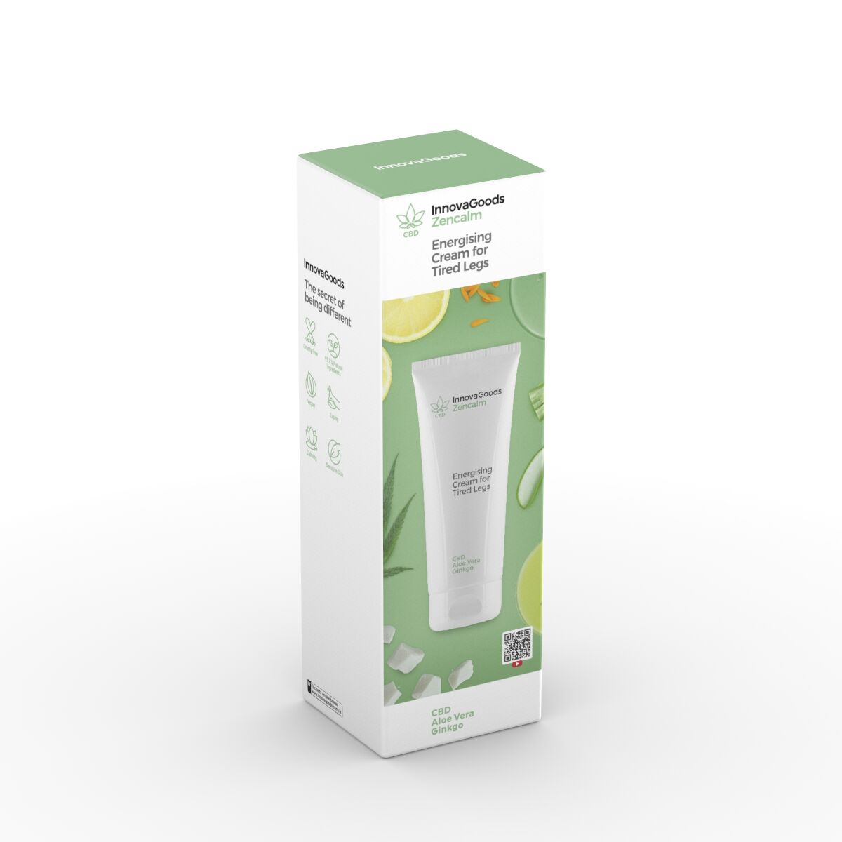 Energetisierende Creme für müde Beine CBD Zencalm InnovaGoods 200 ml - AWK Flagship