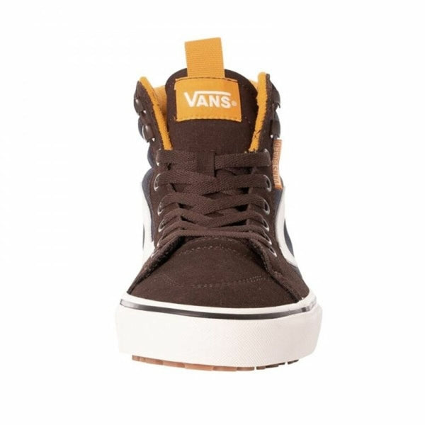 Braune und weiße Vans Filmore High Top Herrenschuh Sneakers für stilvollen Look