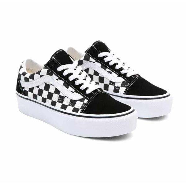 Vans OLD SKOOL PLAFORM VN0A3B3UHRK1 Schwarz Damen - Mode & Accessoires