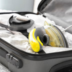 Velyron Mini-Dampfbügeleisen 2-in-1 Grau/Gelb Tragbar
