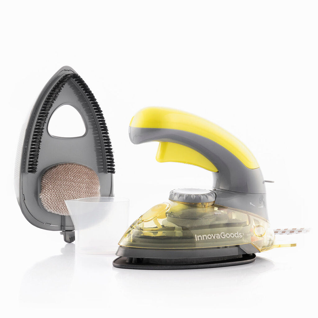Velyron Mini-Dampfbügeleisen 2-in-1 Grau/Gelb Tragbar