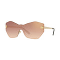 Rimless rosé versace damensonnenbrille mit gold metallrahmen UV-Schutz ve2182-12526f