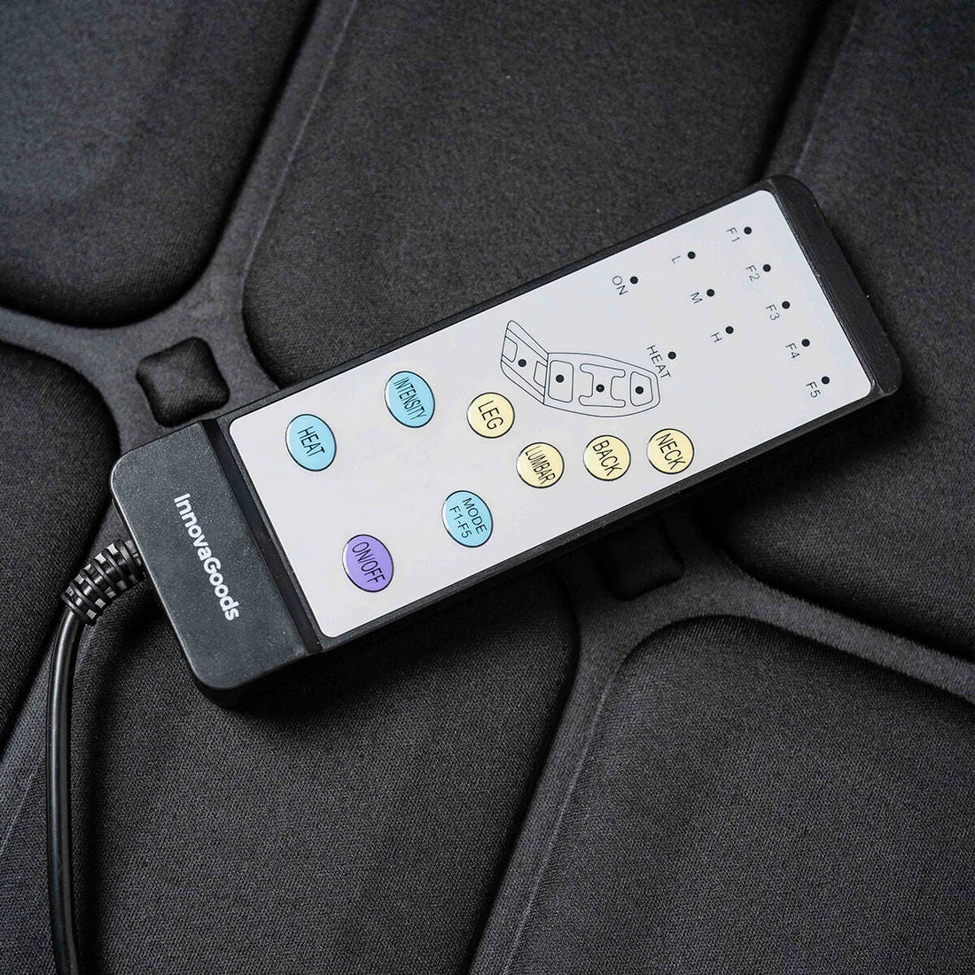Vhemat Vibrations-Massagematte mit Wärme – Detailansicht 3