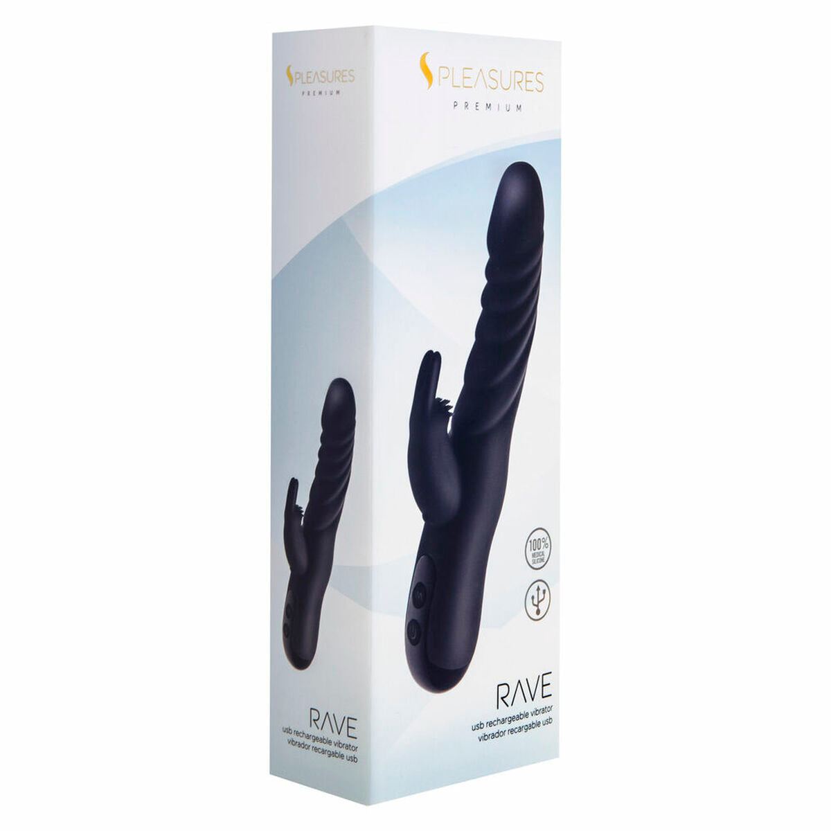 Vibrator S Pleasures Schwarz – Wasserfest und Aufladbar
