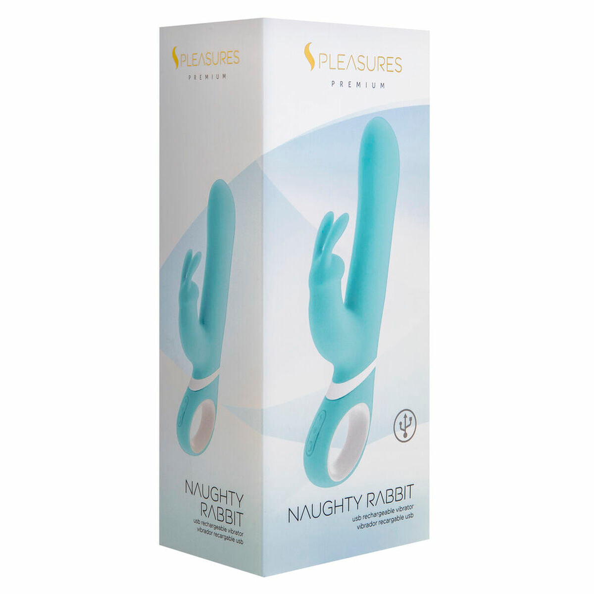 Vibrator S Pleasures türkis wasserfester aufladbar