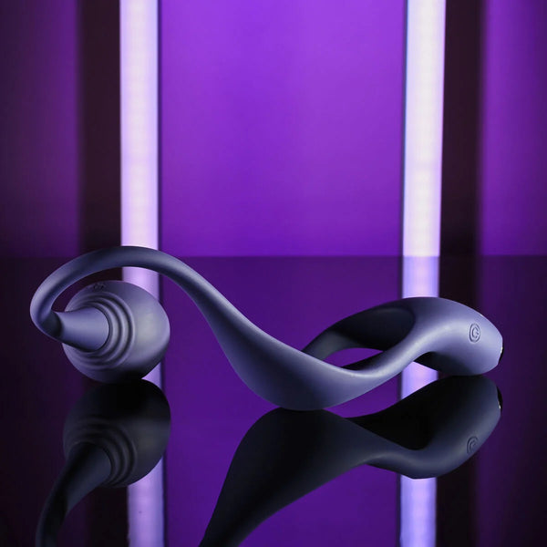 Vibrator Zero Tolerance Grau Lila Erotikspielzeug - Erotik Shop