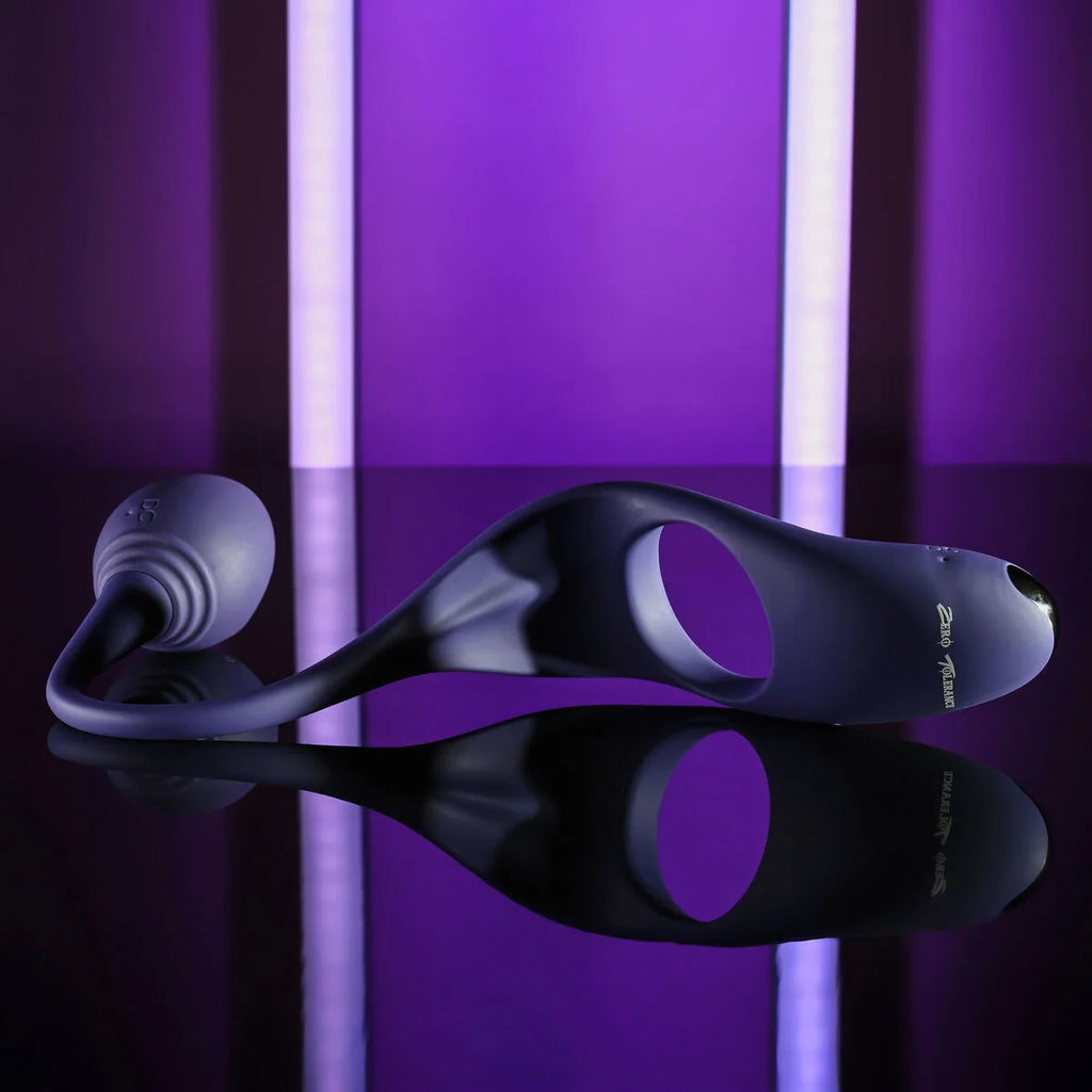 Vibrator Zero Tolerance Grau Lila Erotikspielzeug - Erotik Shop