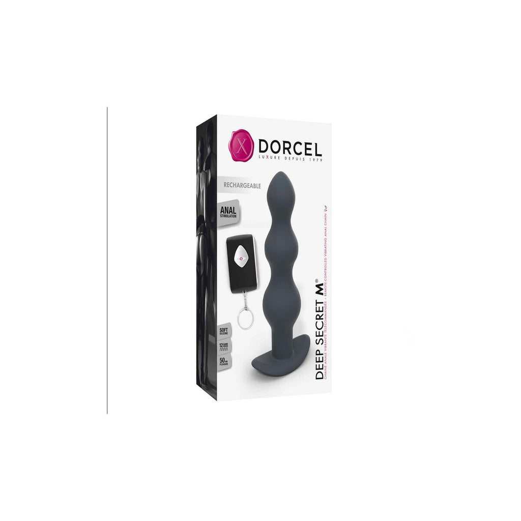 Vibrierender Analplug Dorcel DOR161 – Intense Freude in Schwarz - Erotik Shop