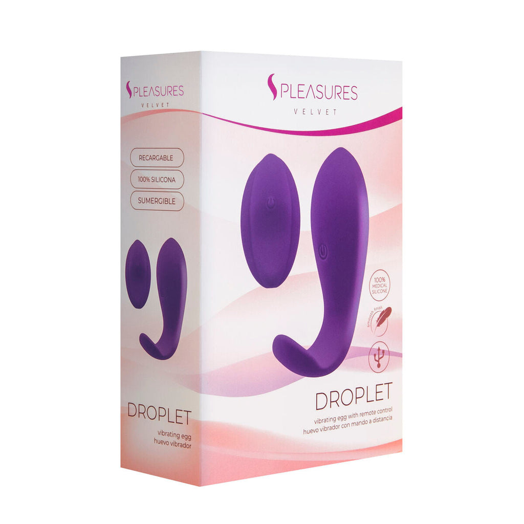 Vibro-Ei S Pleasures Lila – Wasserfest Aufladbar 10 Muster