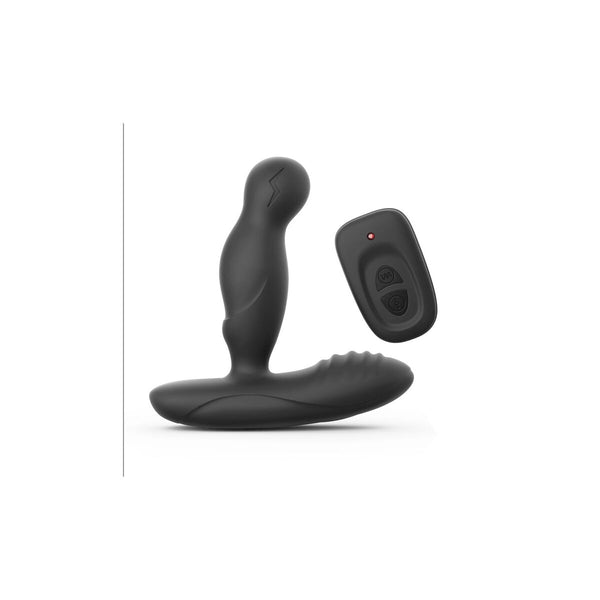 Vice Dorcel: Gebogener Silikon-Vibrator in Schwarz - Erotik Shop