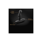 Vice Dorcel: Gebogener Silikon-Vibrator in Schwarz - Erotik Shop