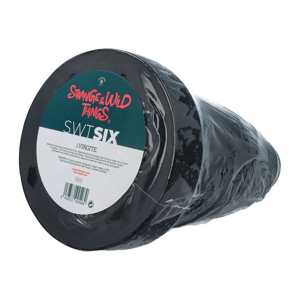 Virgite Anal Plug Schwarz Silikon mit Saugnapf - Erotik Shop