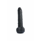 Virgite Dildo Schwarz aus hautfreundlichem Material - Erotik Shop
