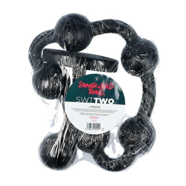 Virgite Silikon Analkugeln schwarz für diskreten Genuss - Erotik Shop