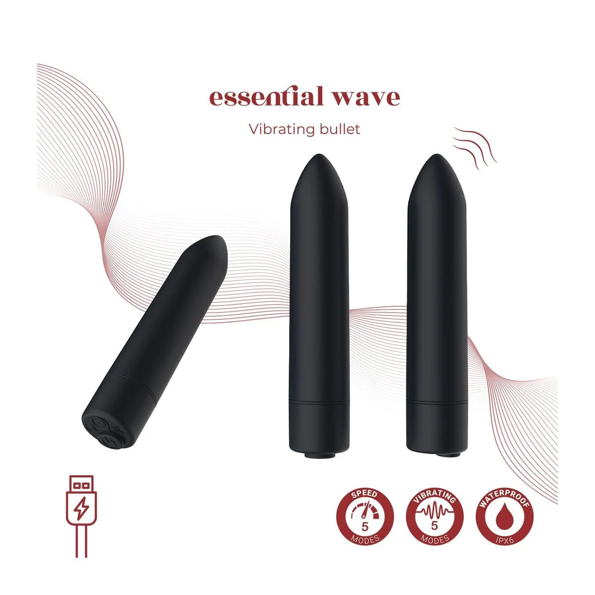 Bullet-Vibrator Virgite Your Clit Great Again Schwarz – Produktansicht 2
