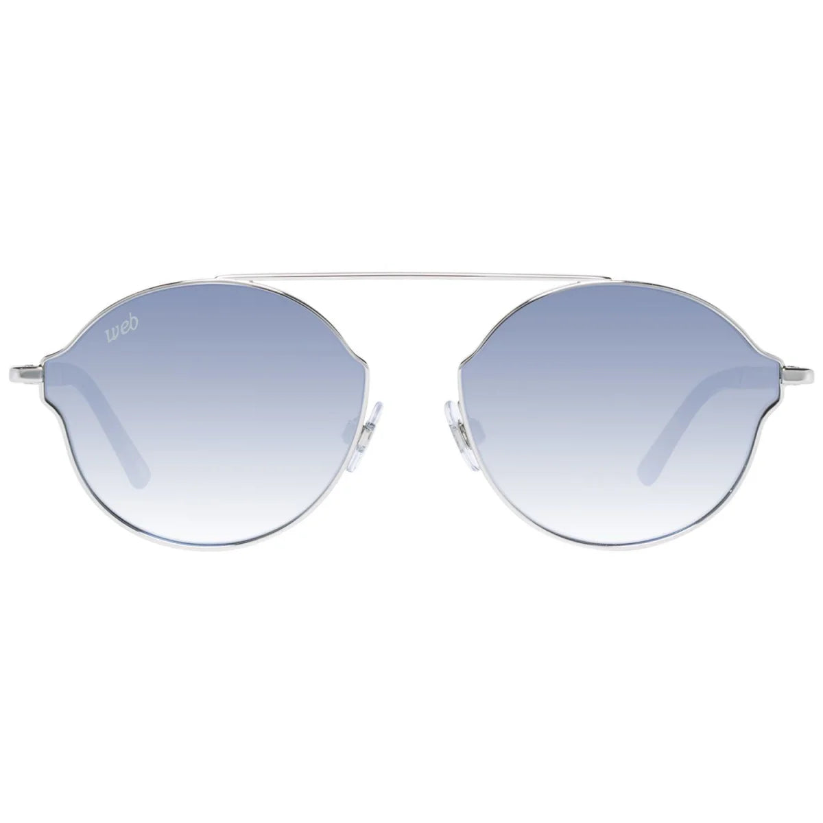 WEB EYEWEAR Unisex-Sonnenbrille Silber – UV400, 58 mm – Produktansicht 3