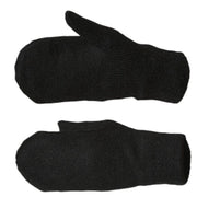 Damen-Fäustlinge Pieces – Schwarz