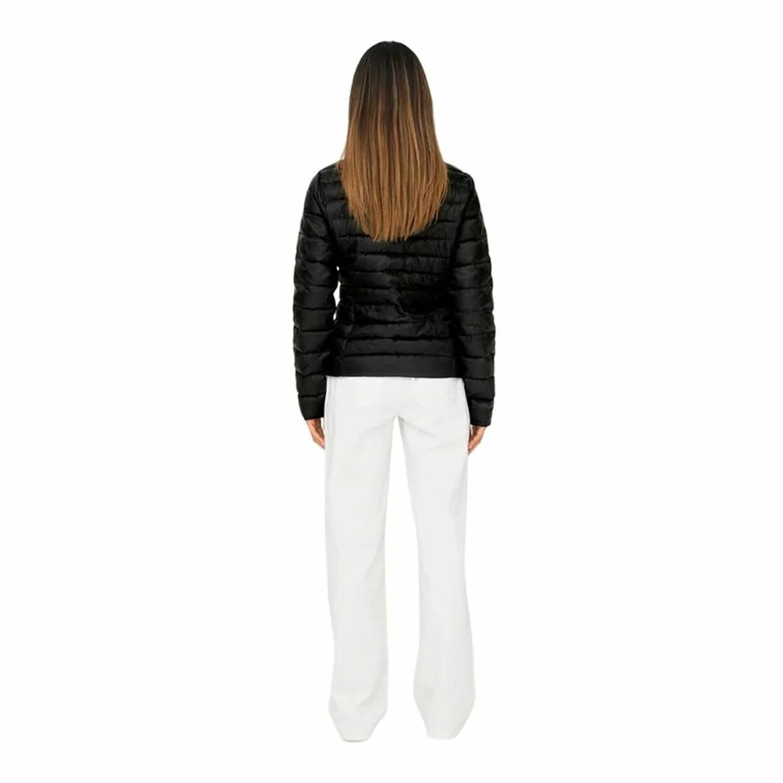 Only Onltahoe Damen-Steppjacke – Schwarz – Detailansicht 4